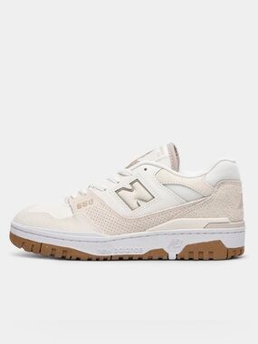 New Balance Cream and Gum 550 Low-Top Sneakers